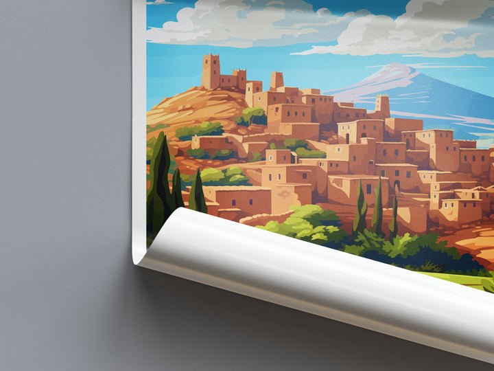 Marrakesh Travel Print Wall Art Marrakesh Wall Hanging Home Décor Marrakesh Gift Art Lovers Morocco Art Lover Gift Wall Art Morocco Art