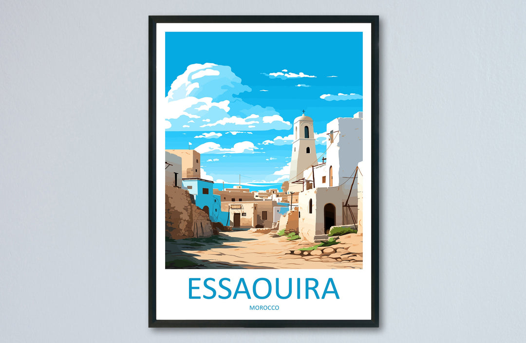 Essaouira Travel Print Wall Art Essaouira Wall Hanging Home Décor Essaouira Gift Art Lovers Morocco Art Lover Gift Wall Art Morocco Art