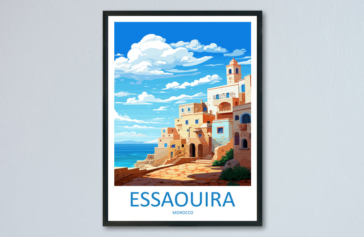 Essaouira Travel Print Wall Art Essaouira Wall Hanging Home Décor Essaouira Gift Art Lovers Morocco Art Lover Gift Wall Art Morocco Art
