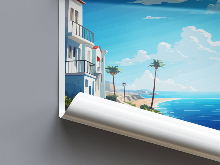 Asilah Travel Print Wall Art Asilah Wall Hanging Home Décor Asilah Gift Art Lovers Morocco Art Lover Gift Wall Art Morocco Art