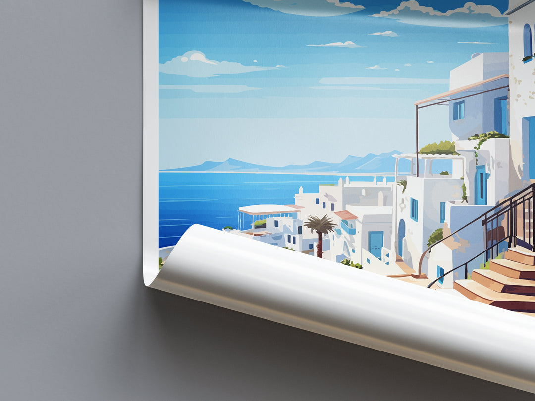 Asilah Travel Print Wall Art Asilah Wall Hanging Home Décor Asilah Gift Art Lovers Morocco Art Lover Gift Wall Art Morocco Art