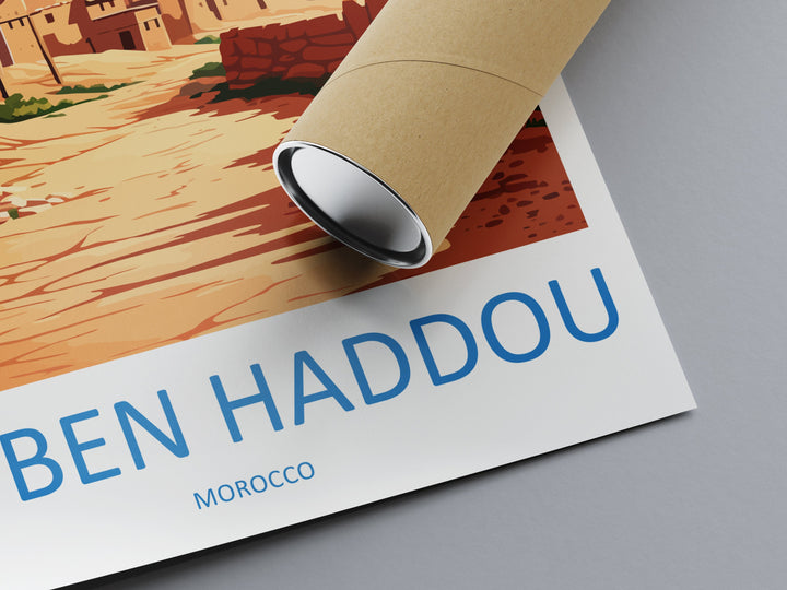 Aït Benhaddou Travel Print Wall Art Aït Benhaddou Wall Hanging Home Décor Aït Benhaddou Gift Art Lovers Morocco Art Lover Gift