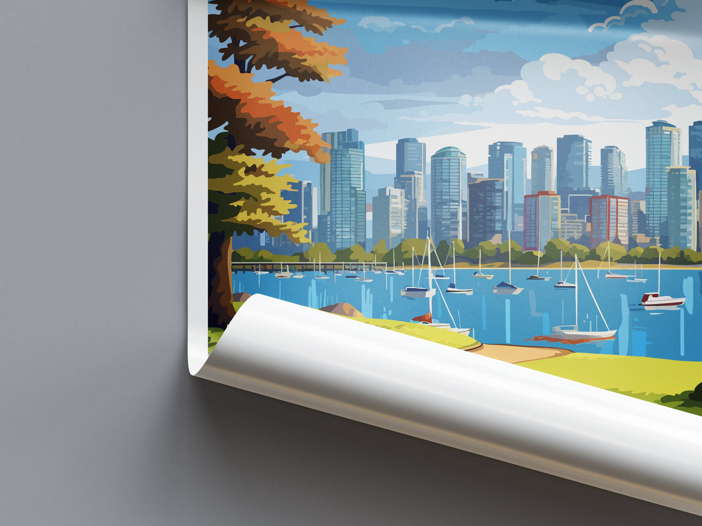 Vancouver Travel Print Wall Art Vancouver Wall Hanging Home Décor Vancouver Gift Art Lovers Canada Art Lover Gift Vancouver Gift