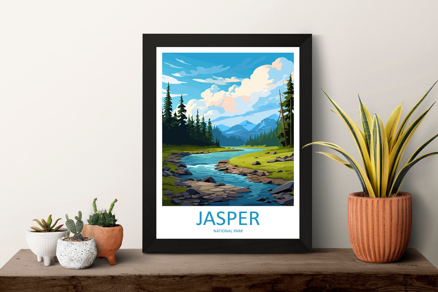 Jasper National Park Travel Print Wall Art Jasper National Park Wall Hanging Home Décor Jasper National Park Gift Art Lovers Canada Art Gift
