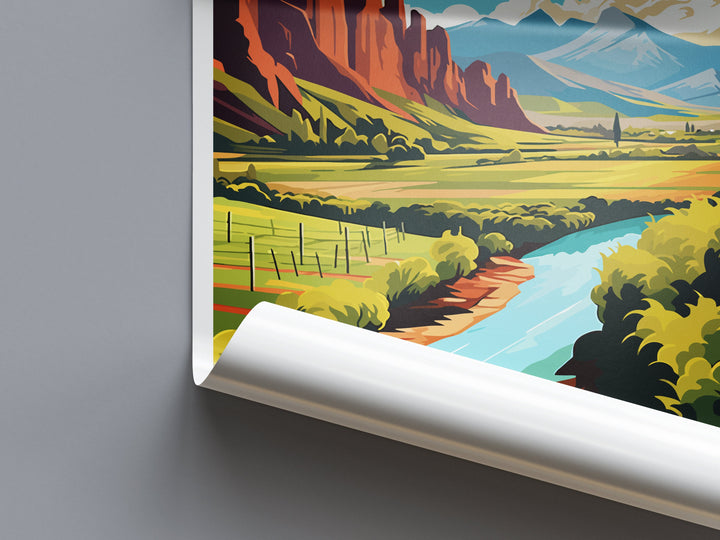 San Rafael Travel Print Wall Art San Rafael Wall Hanging Home Décor San Rafael Gift Art Lovers Argentina Art Lover Gift San Rafael