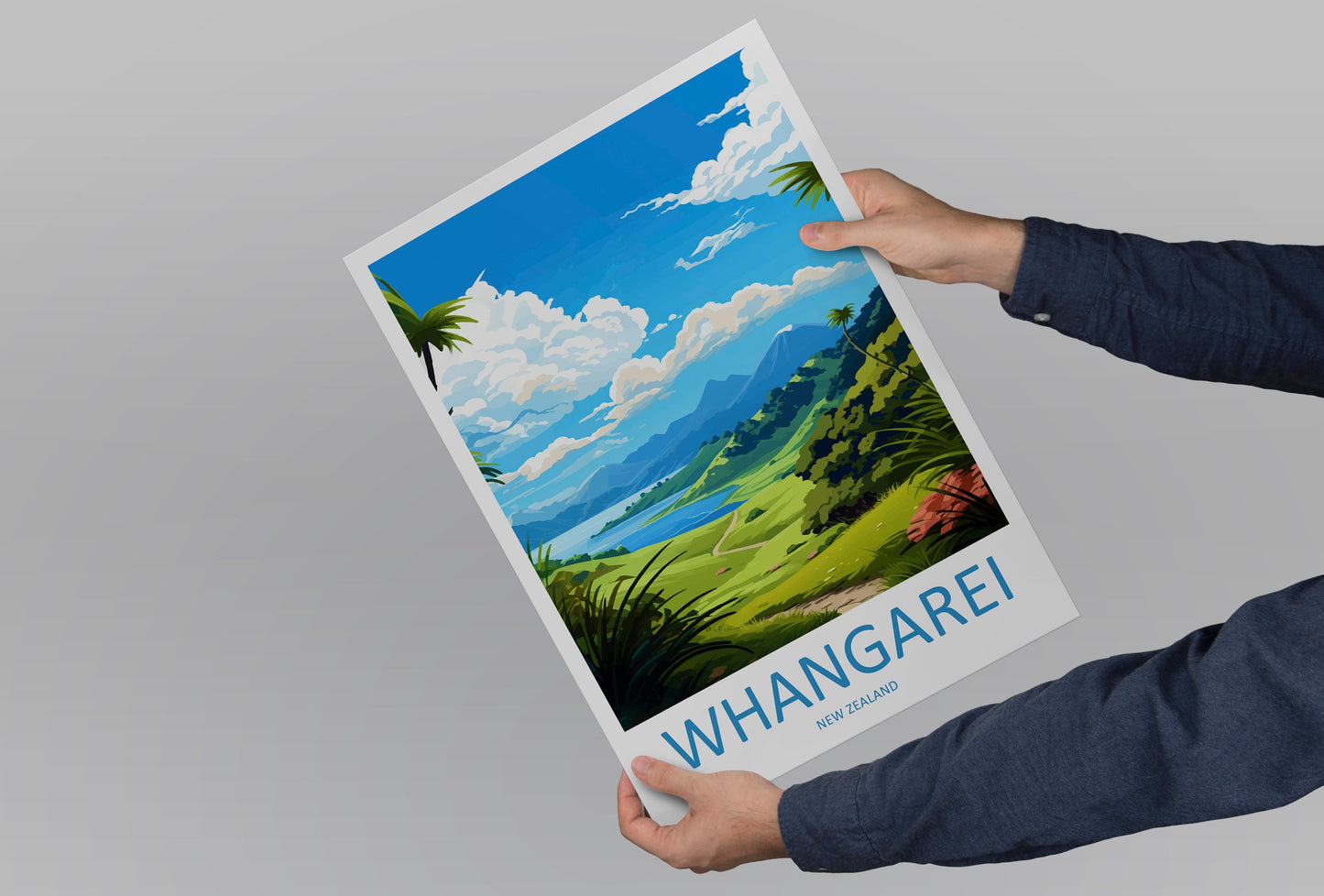 Whangarei Travel Print Wall Art Whangarei Wall Hanging Home Décor Whangarei Gift Art Lovers New Zealand Art Lover Gift Print Whangarei