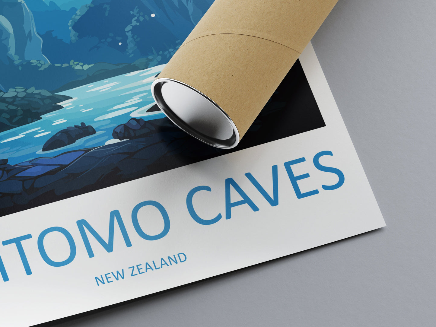 Waitomo Caves Travel Print Wall Art Waitomo Caves Wall Hanging Home Décor Waitomo Caves Gift Art Lovers New Zealand Art Lover Gift Print