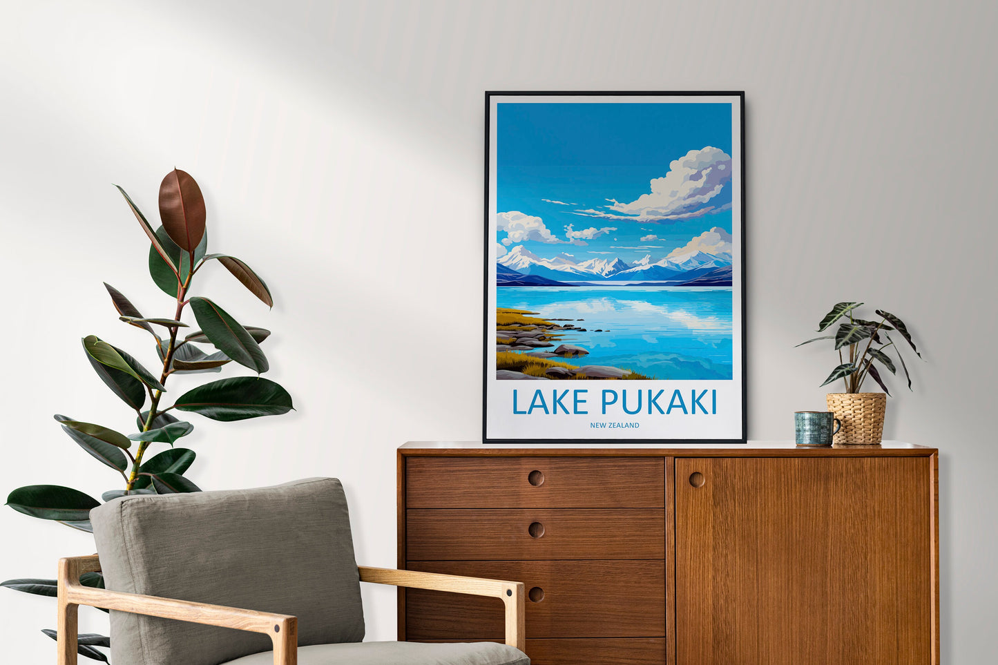 Lake Pukaki Travel Print Wall Art Lake Pukaki Wall Hanging Home Décor Lake Pukaki Gift Art Lovers New Zealand Art Lover Gift Lake Pukaki