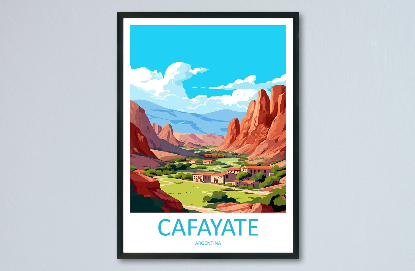 Cafayate Travel Print Wall Art Cafayate Wall Hanging Home Decor Cafayate Gift Art Lovers Wall Art Print Art Cafayate Wall Print