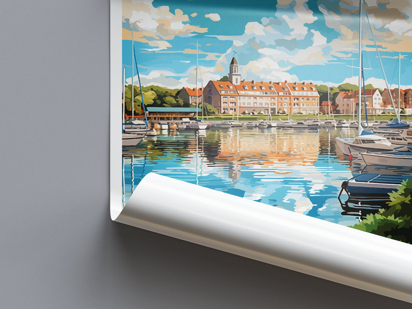 Vaasa Travel Print Wall Art Vaasa Wall Hanging Home Decor Vaasa Gift Art Lovers Wall Art Print Art Vaasa Wall Print Finland Travel Poster