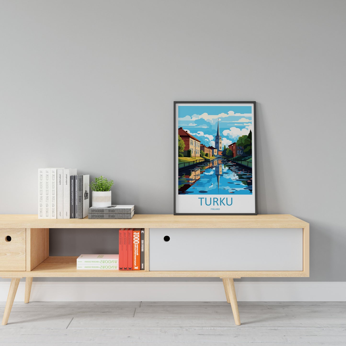 Turku Travel Print Wall Art Turku Wall Hanging Home Decor Turku Gift Art Lovers Wall Art Print Art Turku Wall Print Finland Travel Poster