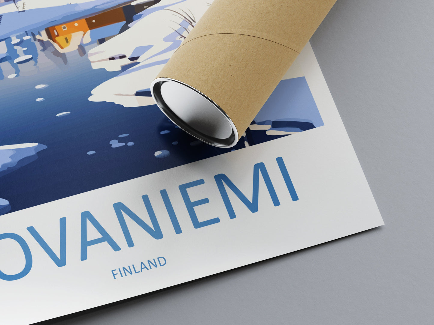 Rovaniemi Travel Print Wall Art Rovaniemi Wall Hanging Home Decor Rovaniemi Gift Art Lovers Wall Art Print Art Finland Wall Print