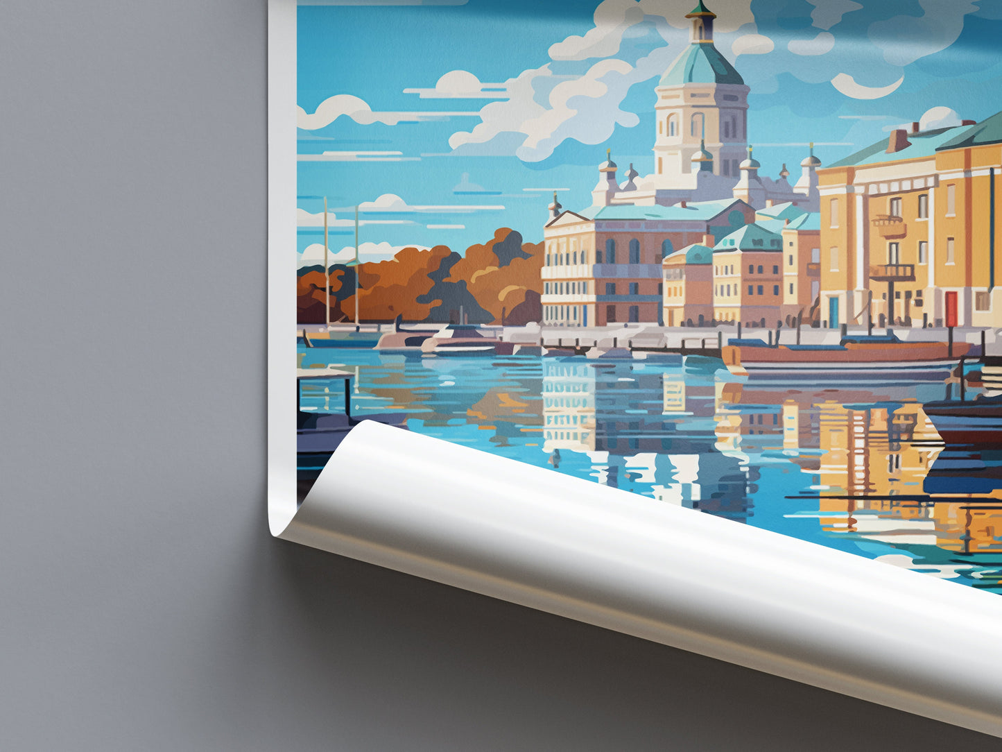 Helsinki Travel Print Wall Art Helsinki Wall Hanging Home Decor Helsinki Gift Art Lovers Wall Art Print Art Finland Wall Print..