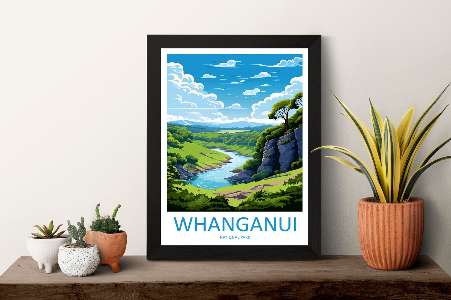 Whanganui National Park Travel Print Wall Art Whanganui National Park Wall Hanging Home Décor Whanganui National Park Gift Art Lovers