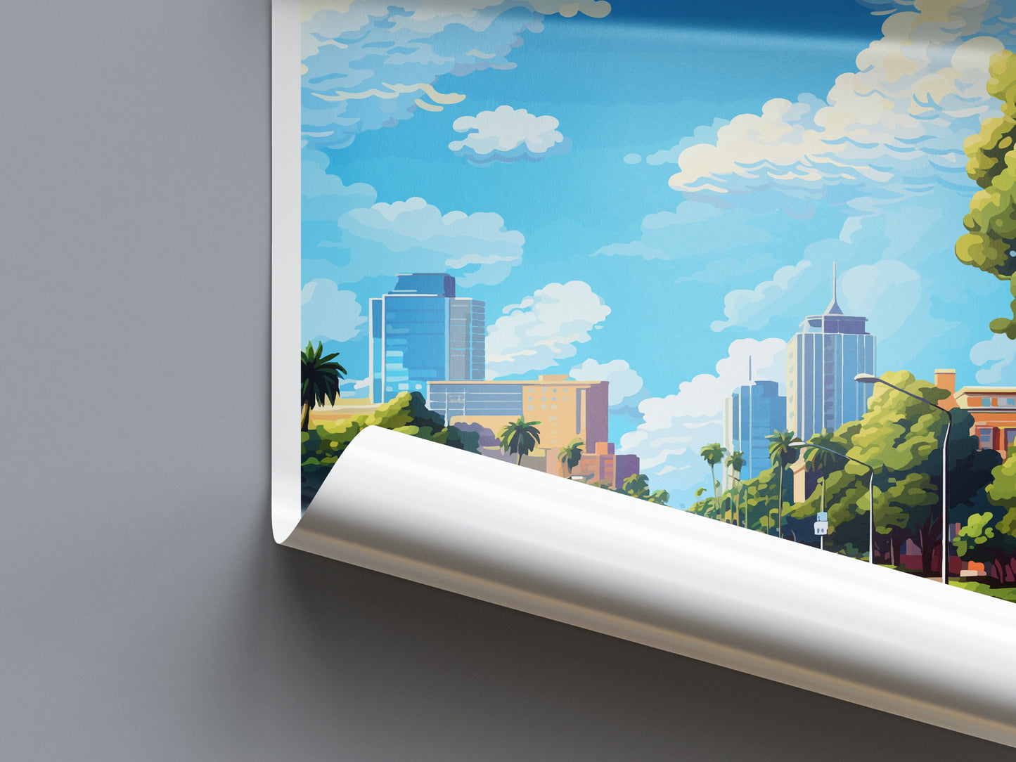 Perth Travel Print Wall Art Perth Wall Hanging Home Décor Perth Gift Art Lovers Wall Art Australia Poster Deco