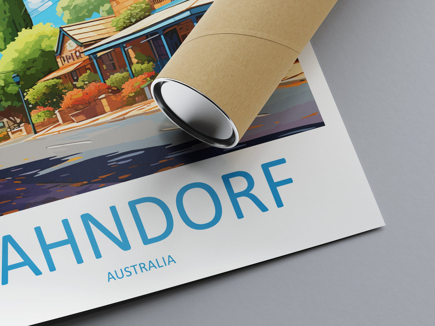 Hahndorf Travel Print Wall Art Hahndorf Wall Hanging Home Décor Hahndorf Gift Art Lovers Wall Art Australia Poster Deco Hahndorf Gift