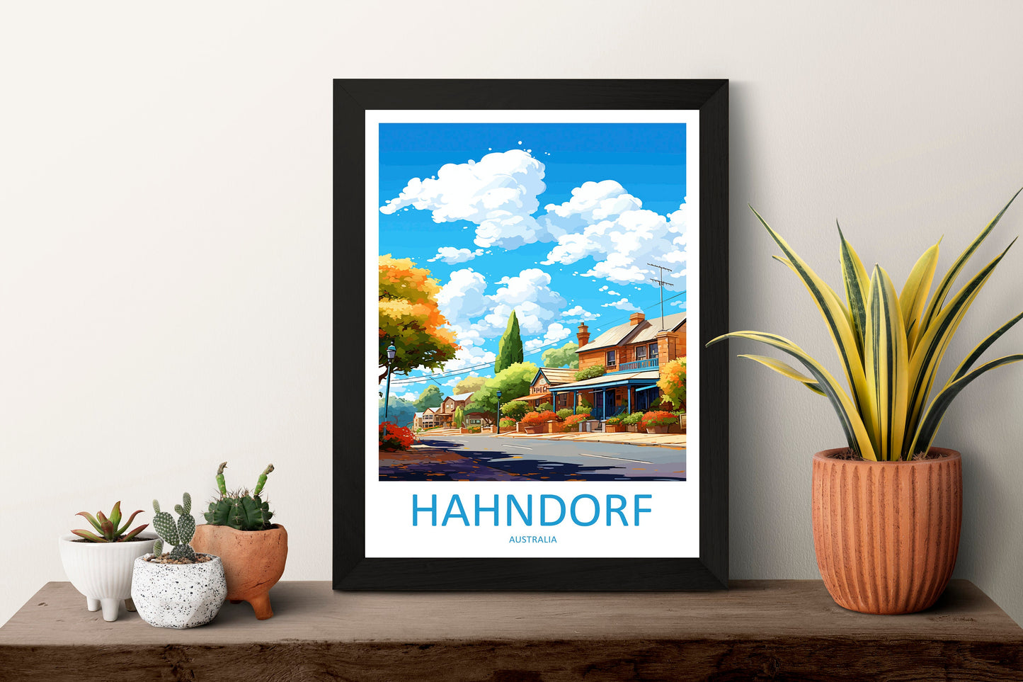 Hahndorf Travel Print Wall Art Hahndorf Wall Hanging Home Décor Hahndorf Gift Art Lovers Wall Art Australia Poster Deco Hahndorf Gift