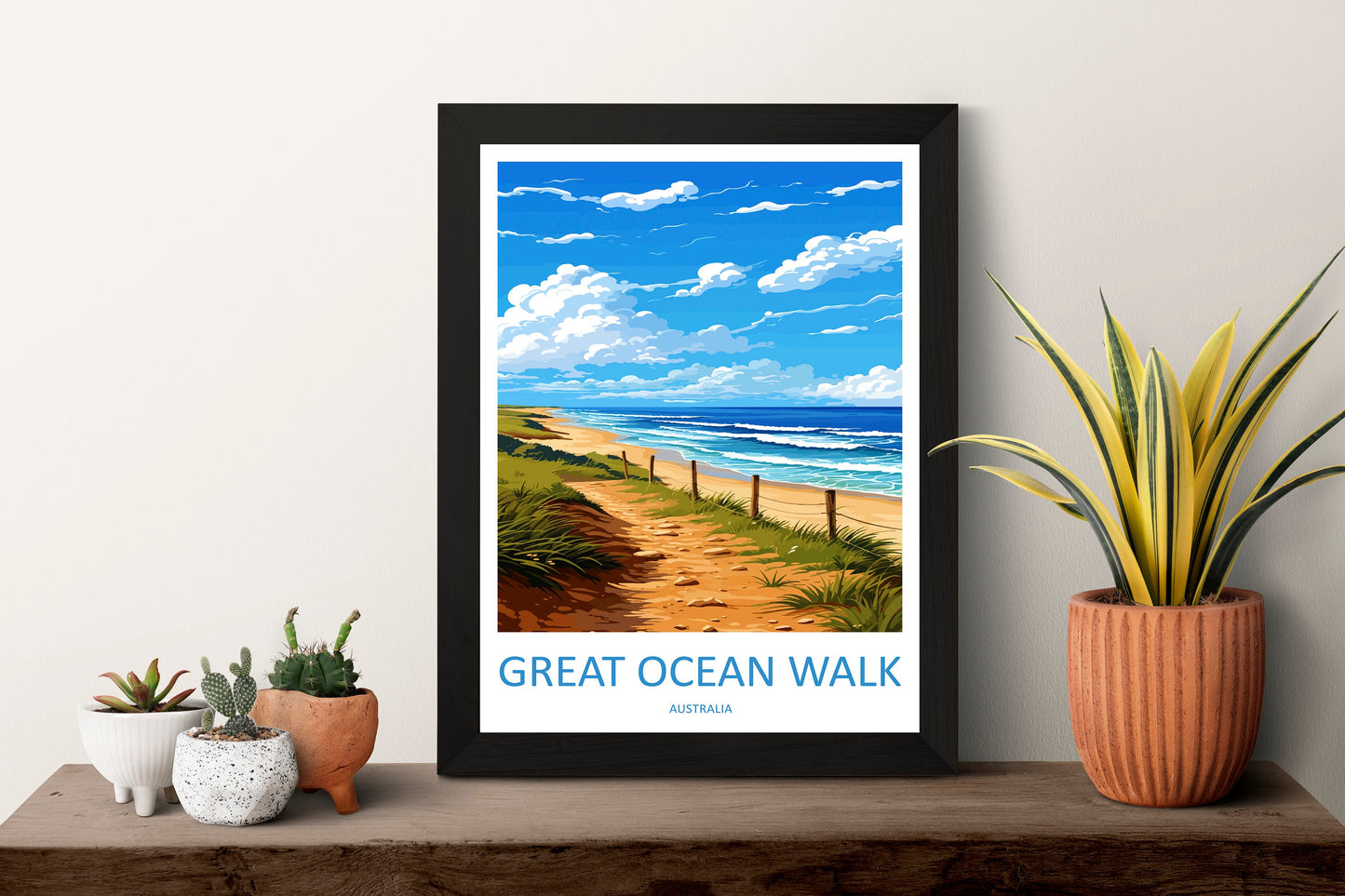 Great Ocean Walk Travel Print Wall Art Great Ocean Walk Wall Hanging Home Décor Great Ocean Walk Gift Art Lovers Wall Art Australia Poster