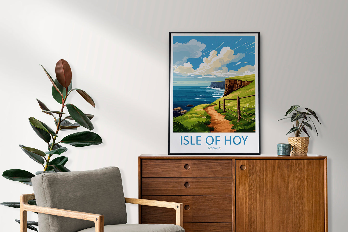 Isle Of Hoy Travel Print Wall Art Isle Of Hoy Wall Hanging Home Décor Isle Of Hoy Gift Art Lovers Scotland Art Lover Travel Gift