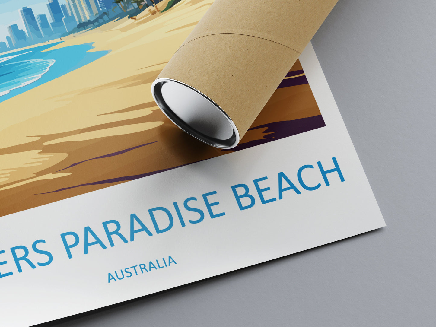Surfers Paradise Beach Travel Print Wall Art Surfers Paradise Wall Hanging Home Décor Surfers Paradise Gift Art Lovers Australia Art Lover