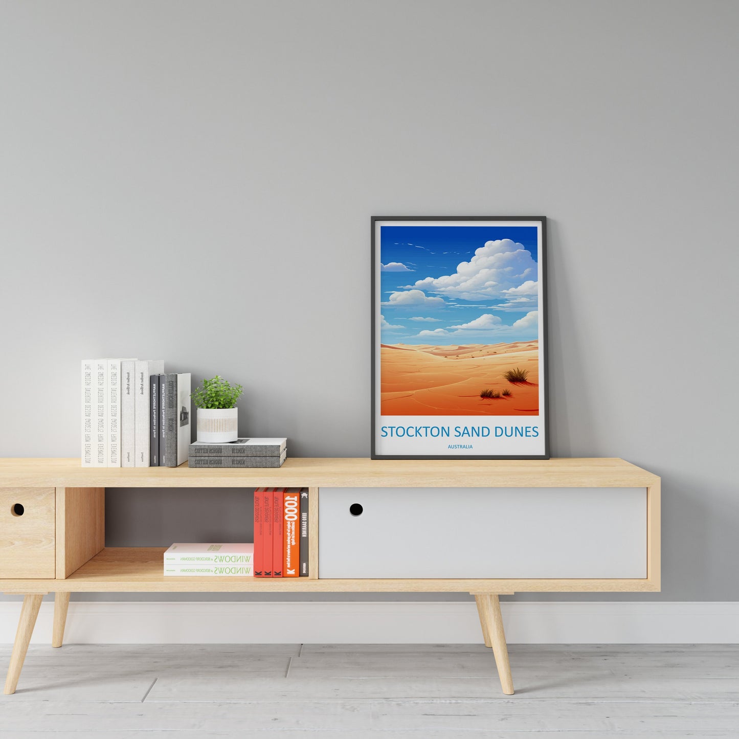 Stockton Sand Dunes Travel Print Wall Art Stockton Sand Dunes Wall Hanging Home Décor Stockton Sand Dunes Gift Art Lovers Australia Art
