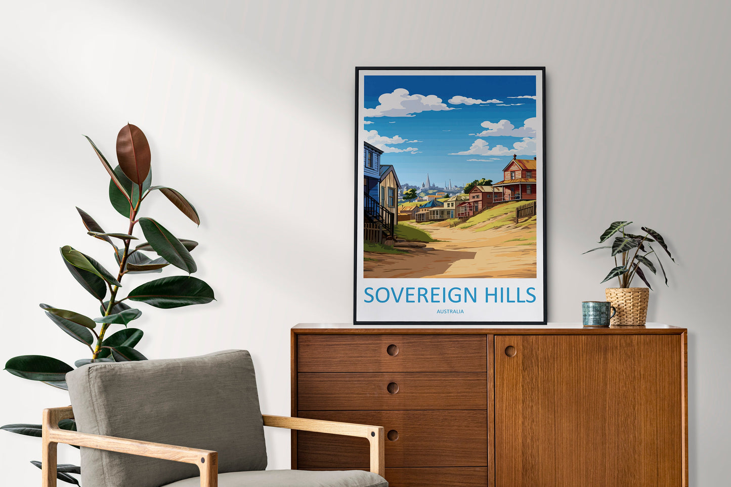 Sovereign Hills Travel Print Wall Art Sovereign Hills Wall Hanging Home Décor Sovereign Hills Gift Art Lovers Australia Art Lover Gift