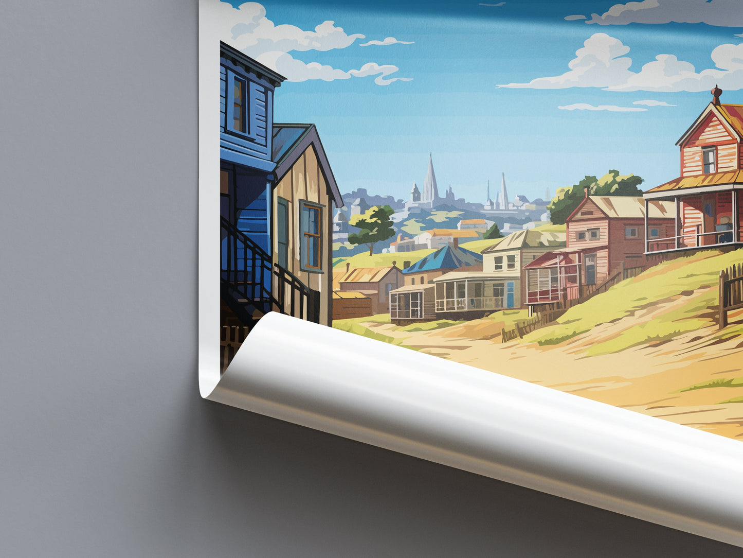 Sovereign Hills Travel Print Wall Art Sovereign Hills Wall Hanging Home Décor Sovereign Hills Gift Art Lovers Australia Art Lover Gift