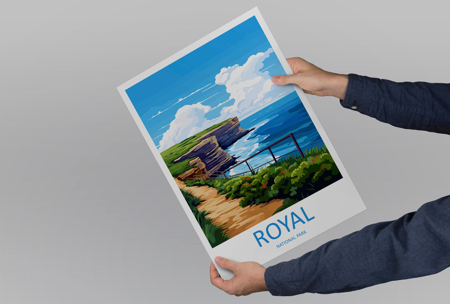 Royal National Park Travel Print Wall Art Royal National Park Wall Hanging Home Décor Royal National Park Gift Art Lovers Wall Art Australia