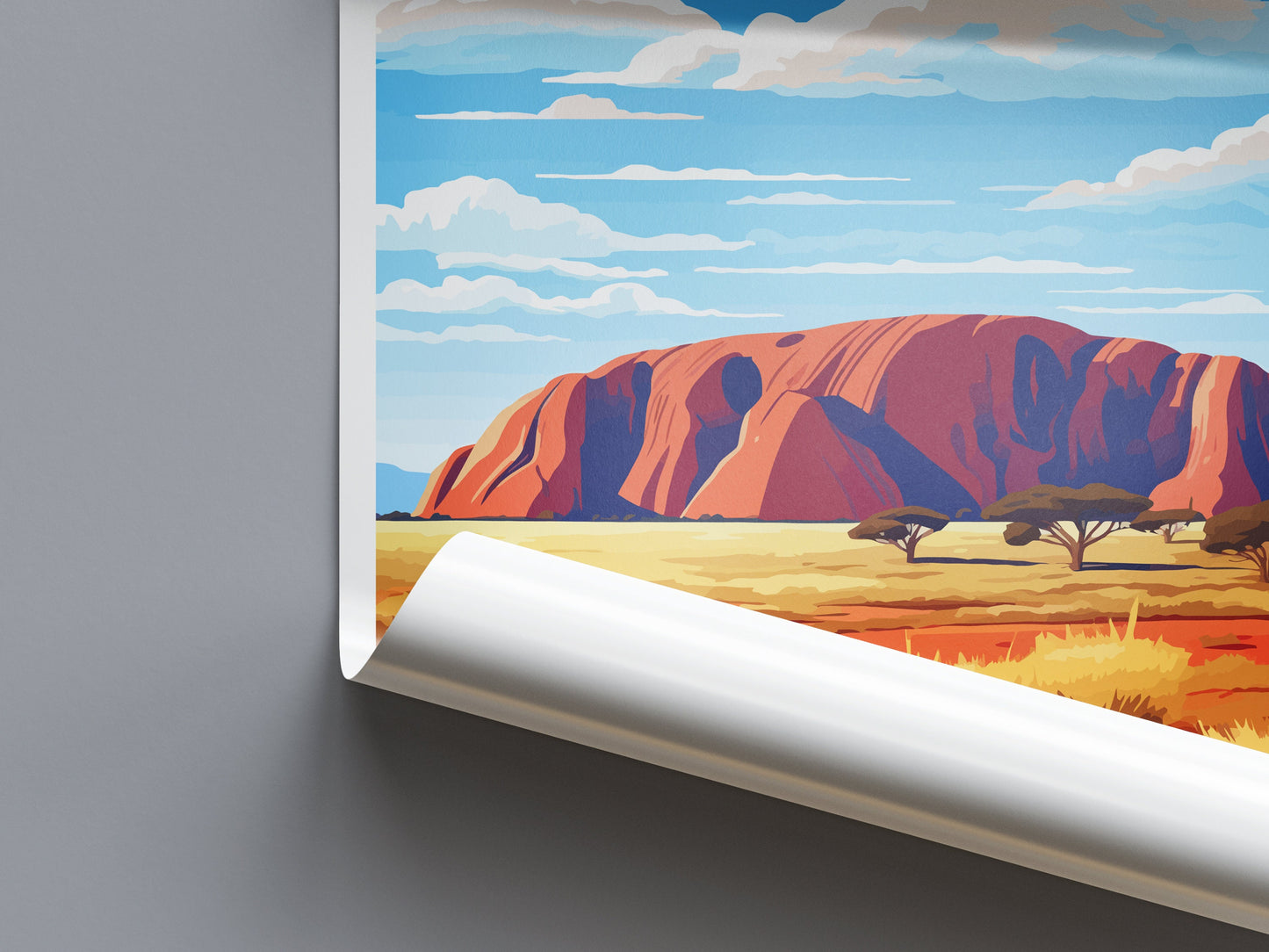 Uluru-kata Tjuta National Park Travel Print Wall Art Uluru-kata Tjuta Wall Hanging Home Décor Uluru-kata Tjuta Gift Art Lovers Art Australia