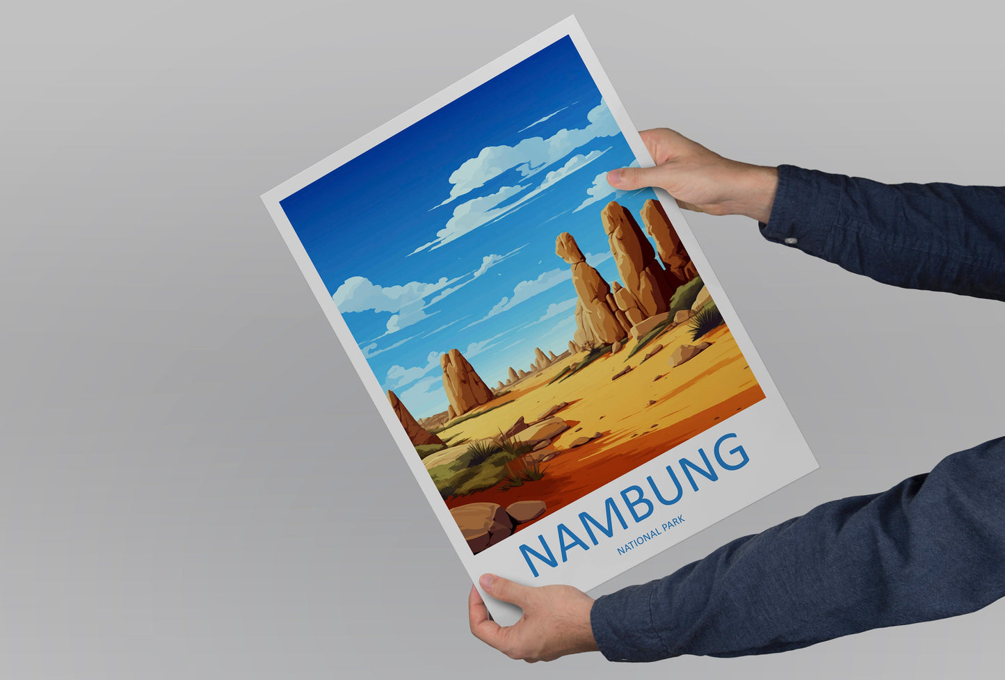 Nambung National Park Travel Print Wall Nambung National Park Wall Hanging Home Décor Nambung Gift Art Lovers Art Australia Wall Art Poster