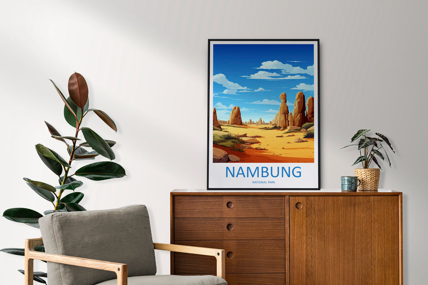 Nambung National Park Travel Print Wall Nambung National Park Wall Hanging Home Décor Nambung Gift Art Lovers Art Australia Wall Art Poster