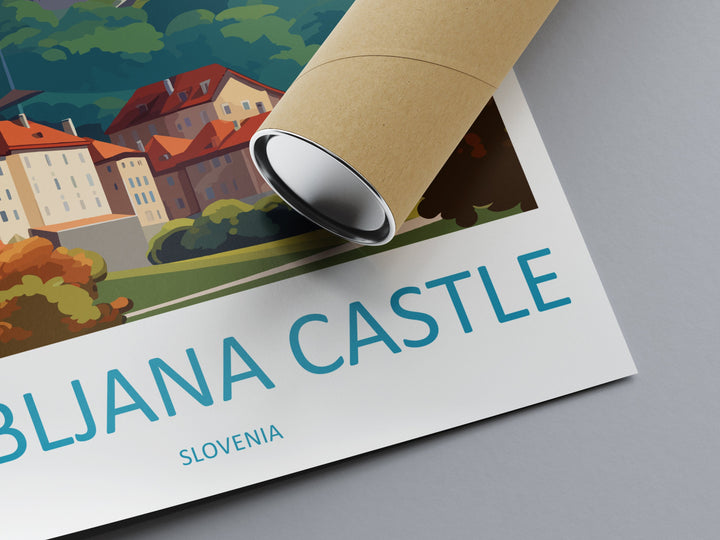 Ljubljana Travel Print Ljubljana Home Décor Slovenia Art Print Ljubljana Wall Print For Gift Wall Hanging Art Travel Slovenia Artwork