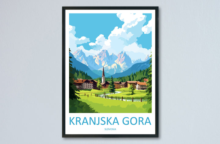 Kranjska Gora Travel Print Kranjska Gora Home Décor Slovenia Art Print Kranjska Gora Wall Print For Gift Wall Hanging Art Travel Slovenia