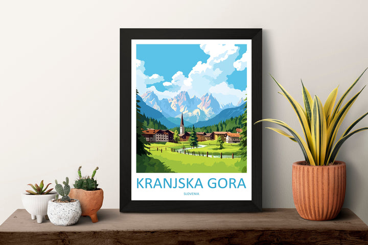 Kranjska Gora Travel Print Kranjska Gora Home Décor Slovenia Art Print Kranjska Gora Wall Print For Gift Wall Hanging Art Travel Slovenia