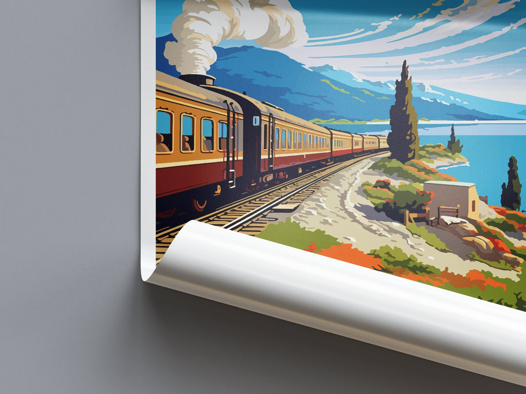Orient Express Travel Print Wall Art Orient Express Wall Hanging Home Décor Orient Express Gift Art Lovers Europe Art Lover Gift Europe Deco