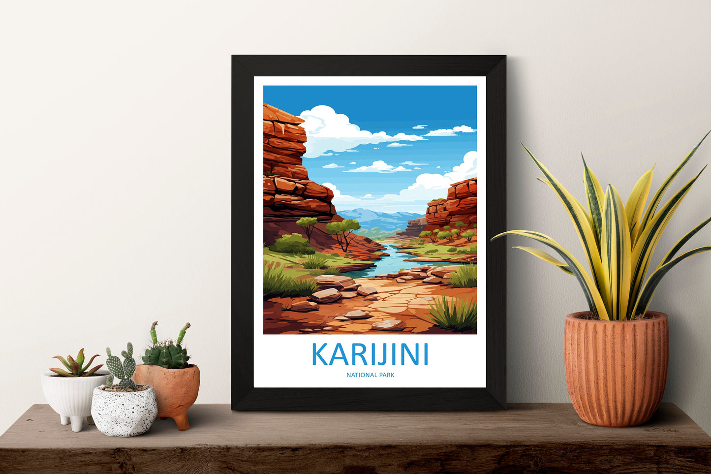 Karijini National Park Travel Print Wall Karijini National Park Wall Hanging Home Décor Karijini Gift Art Lovers Art Australia Art