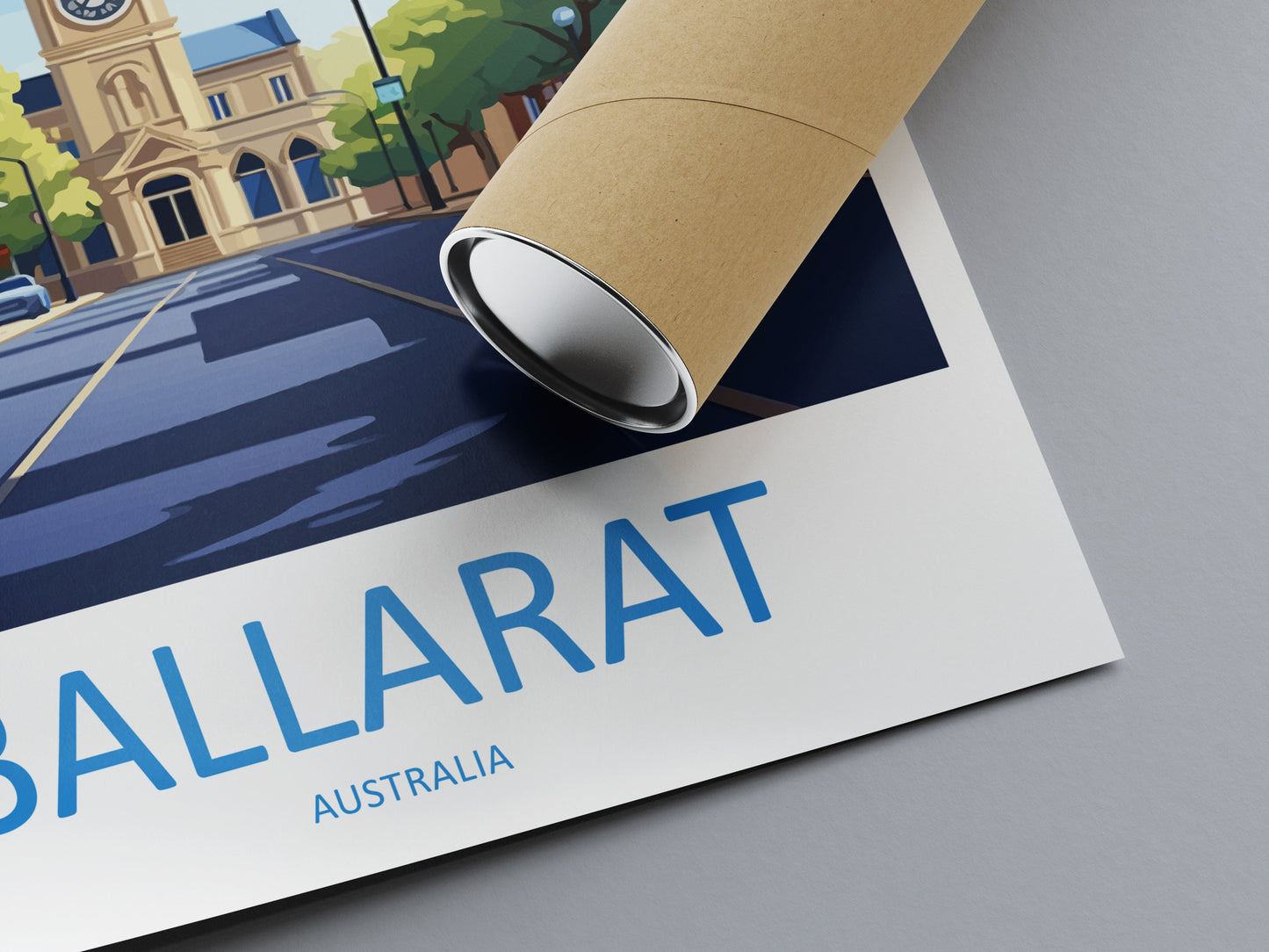 Ballarat Travel Print Wall Art Ballarat Wall Hanging Home Décor Ballarat Gift Art Lovers Wall Art Australia Poster Deco Ballarat Gift