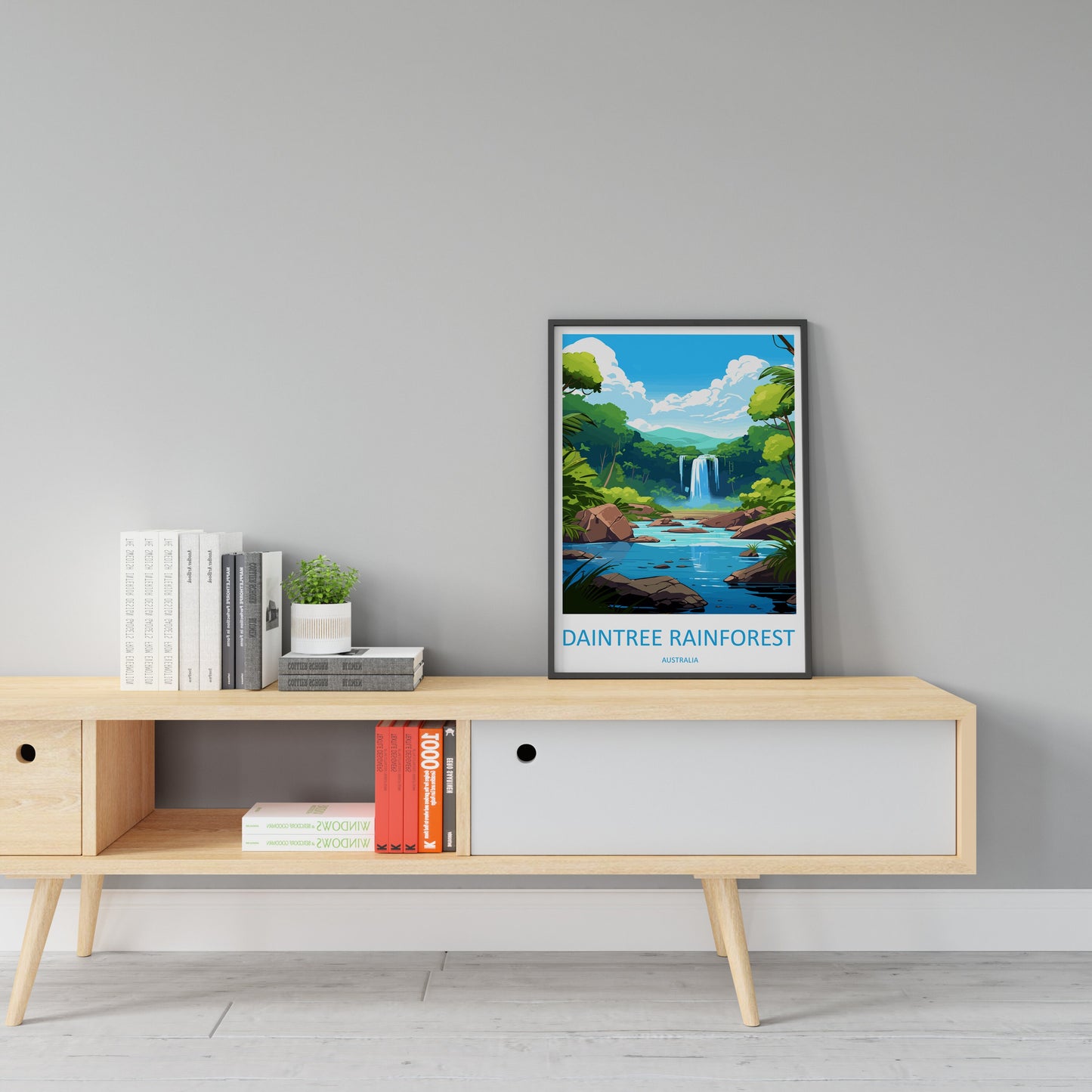 Daintree Rainforest Travel Print Wall Art Daintree Wall Hanging Home Décor Daintree Gift Art Lovers Wall Art Australia Poster Deco Gift