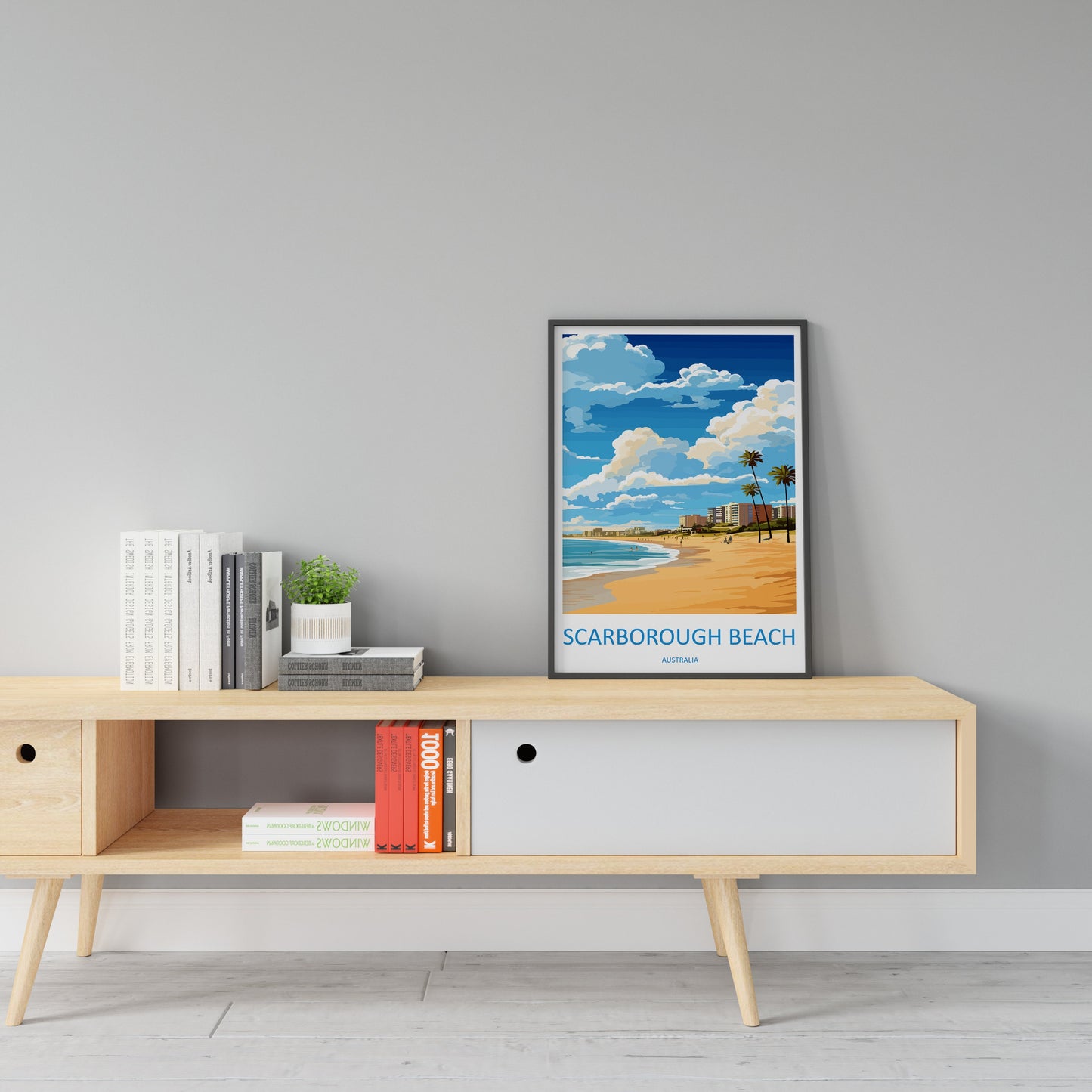 Scarborough Beach Travel Print Wall Art Scarborough Beach Wall Hanging Home Décor Scarborough Beach Gift Art Lovers Wall Art Australia