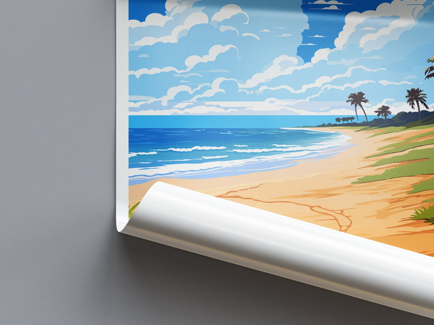 Four Mile Beach Travel Print Wall Art Four Mile Beach Wall Hanging Home Décor Four Mile Beach Gift Art Lovers Wall Art Australia Poster Art