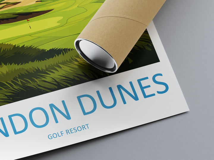 Bandon Dunes Golf Resort Travel Print Wall Art Bandon Dunes Wall Hanging Home Décor Bandon Dunes Art Gift Art Lovers Golf Art