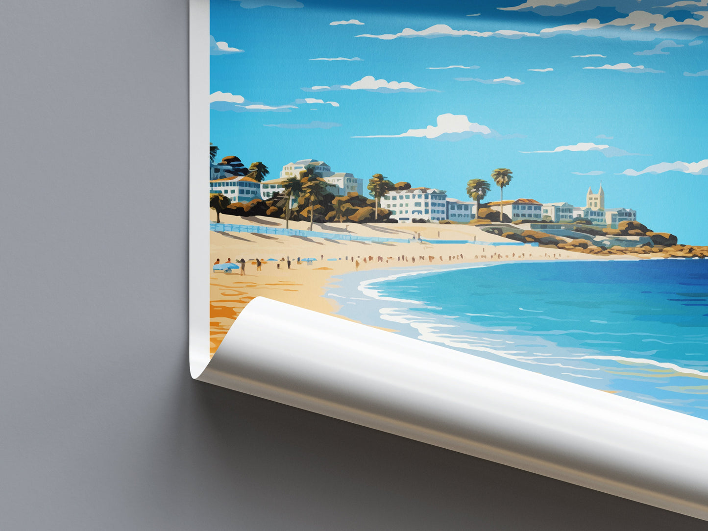 Cottesloe Beach Travel Print Wall Art Cottesloe Beach Wall Hanging Home Décor Cottesloe Beach Gift Art Lovers Wall Art Australia Poster Art
