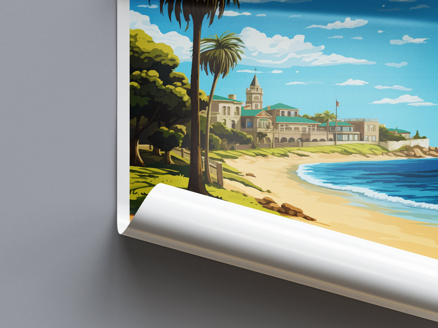 Cottesloe Beach Travel Print Wall Art Cottesloe Beach Wall Hanging Home Décor Cottesloe Beach Gift Art Lovers Wall Art Australia Poster Art