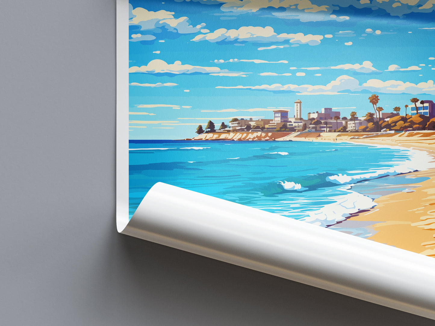 Cottesloe Beach Travel Print Wall Art Cottesloe Beach Wall Hanging Home Décor Cottesloe Beach Gift Art Lovers Wall Art Australia Poster Art