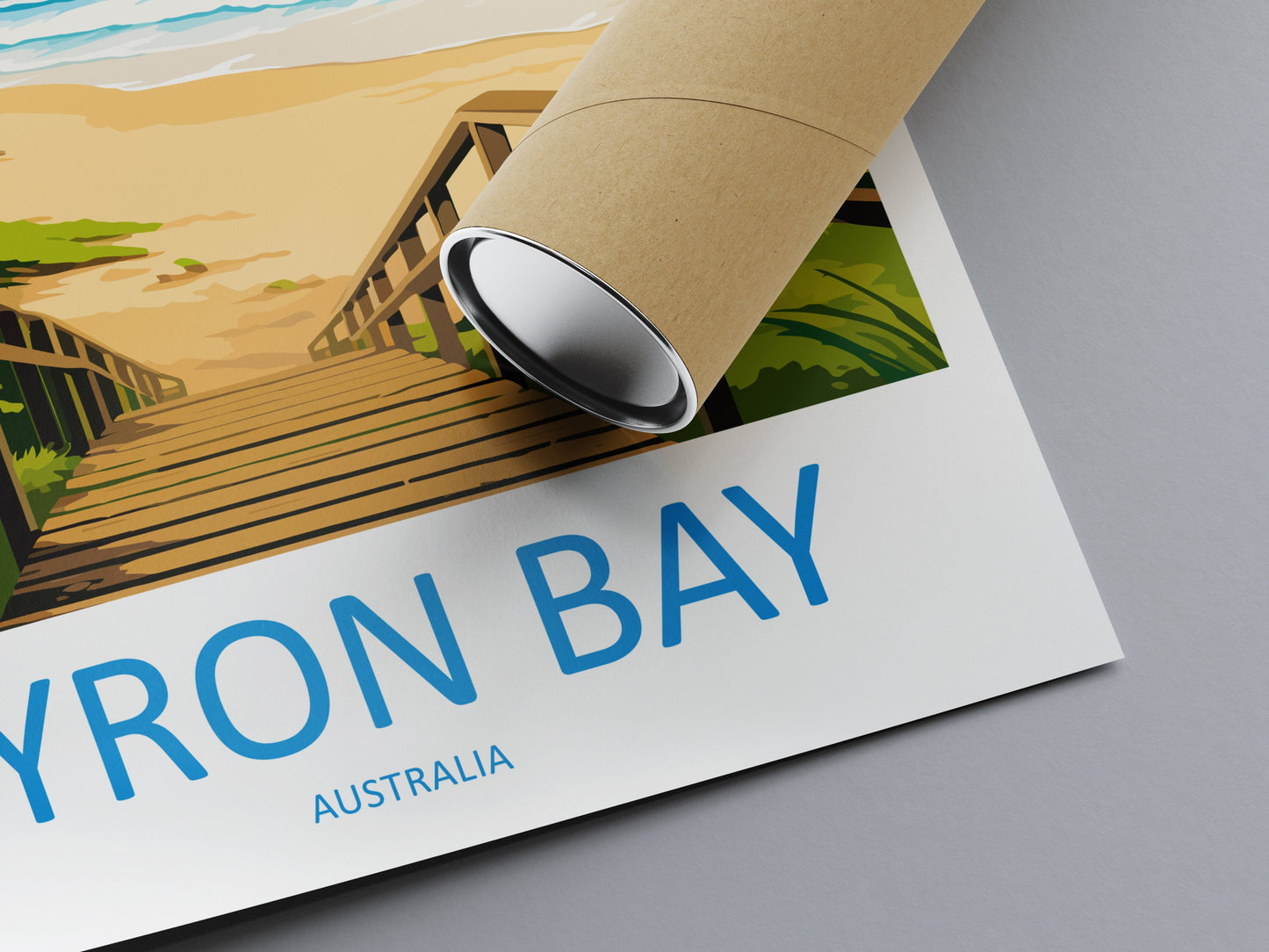 Byron Bay Travel Print Wall Art Byron Bay Wall Hanging Home Décor Byron Bay Gift Art Lovers Wall Art Australia Poster Art