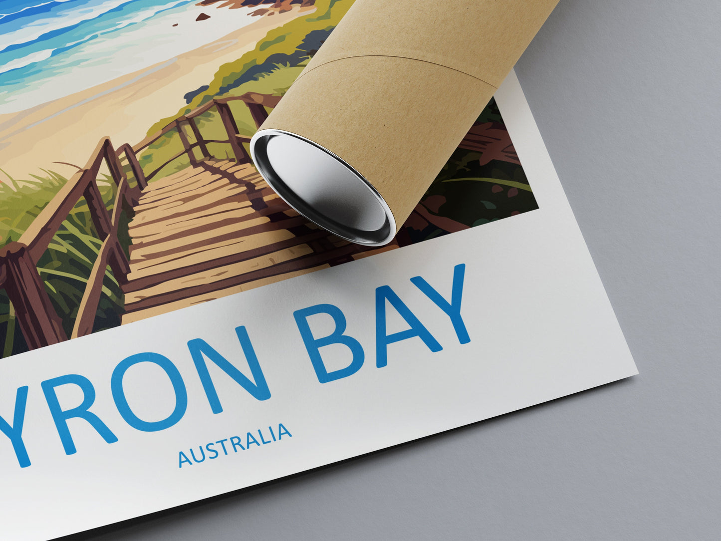 Byron Bay Travel Print Wall Art Byron Bay Wall Hanging Home Décor Byron Bay Gift Art Lovers Wall Art Australia Poster Art