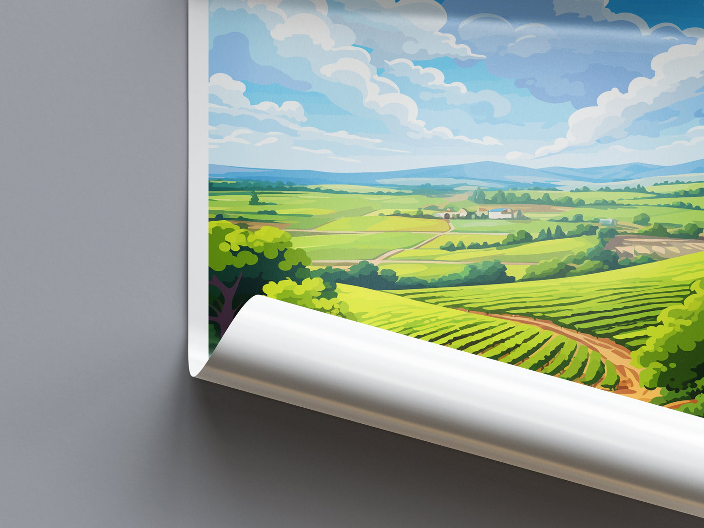 Barossa Valley Travel Print Wall Art Barossa Valley Wall Hanging Home Décor Barossa Valley Gift Art Lovers Wall Art Australia Poster Art