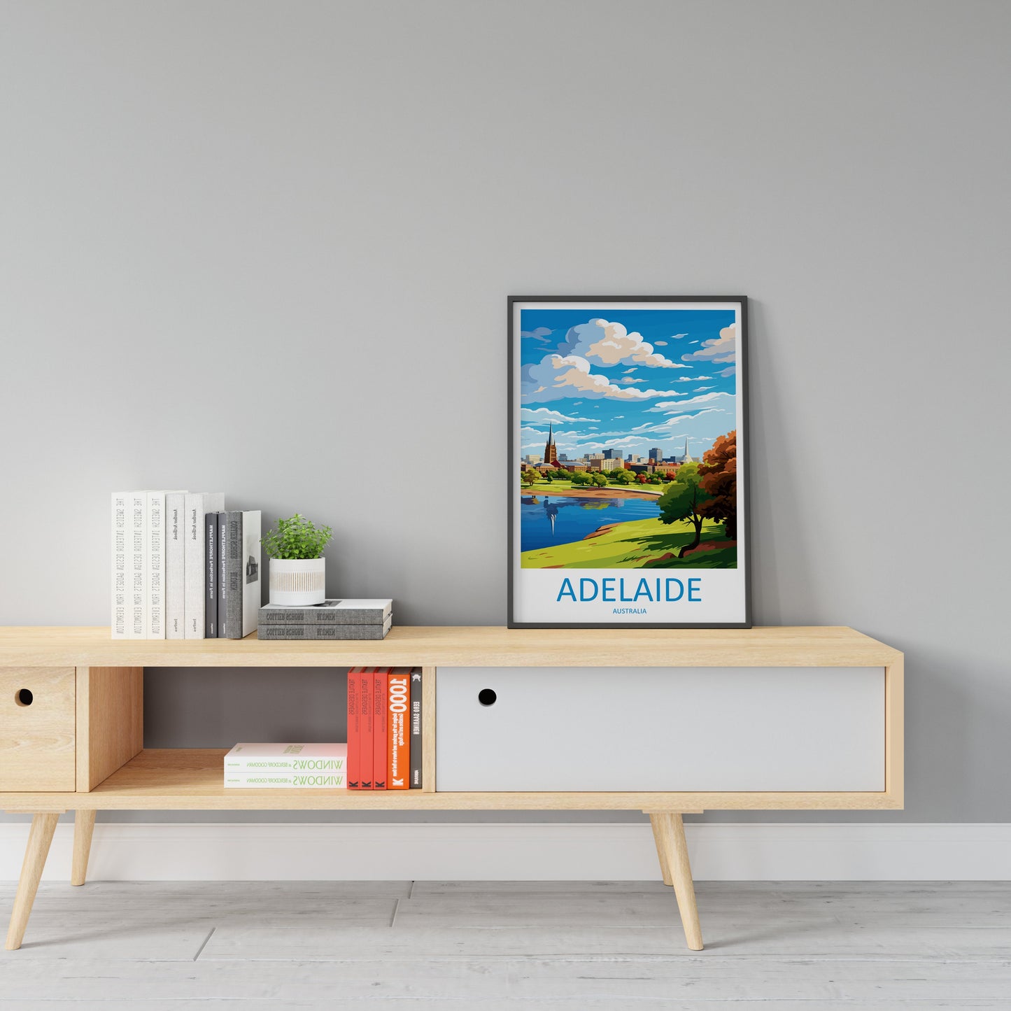 Adelaide Travel Print Wall Art Adelaide Wall Hanging Home Décor Adelaide Gift Art Lovers Wall Art Australia Poster Art