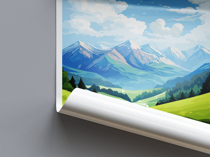 Pyrénées National Park Travel Print Wall Art Pyrénées Wall Hanging Home Décor Pyrénées National Park Gift Art Lovers France Art Lover Gift