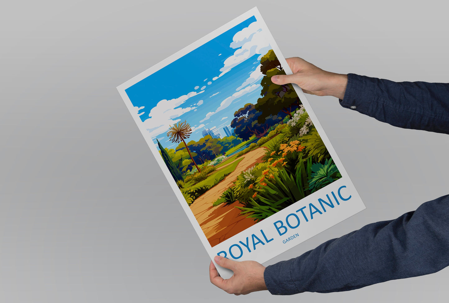 Royal Botanic Garden Travel Print Wall Art Royal Botanic Garden Wall Hanging Home Décor Royal Botanic Garden Gift Art Lovers